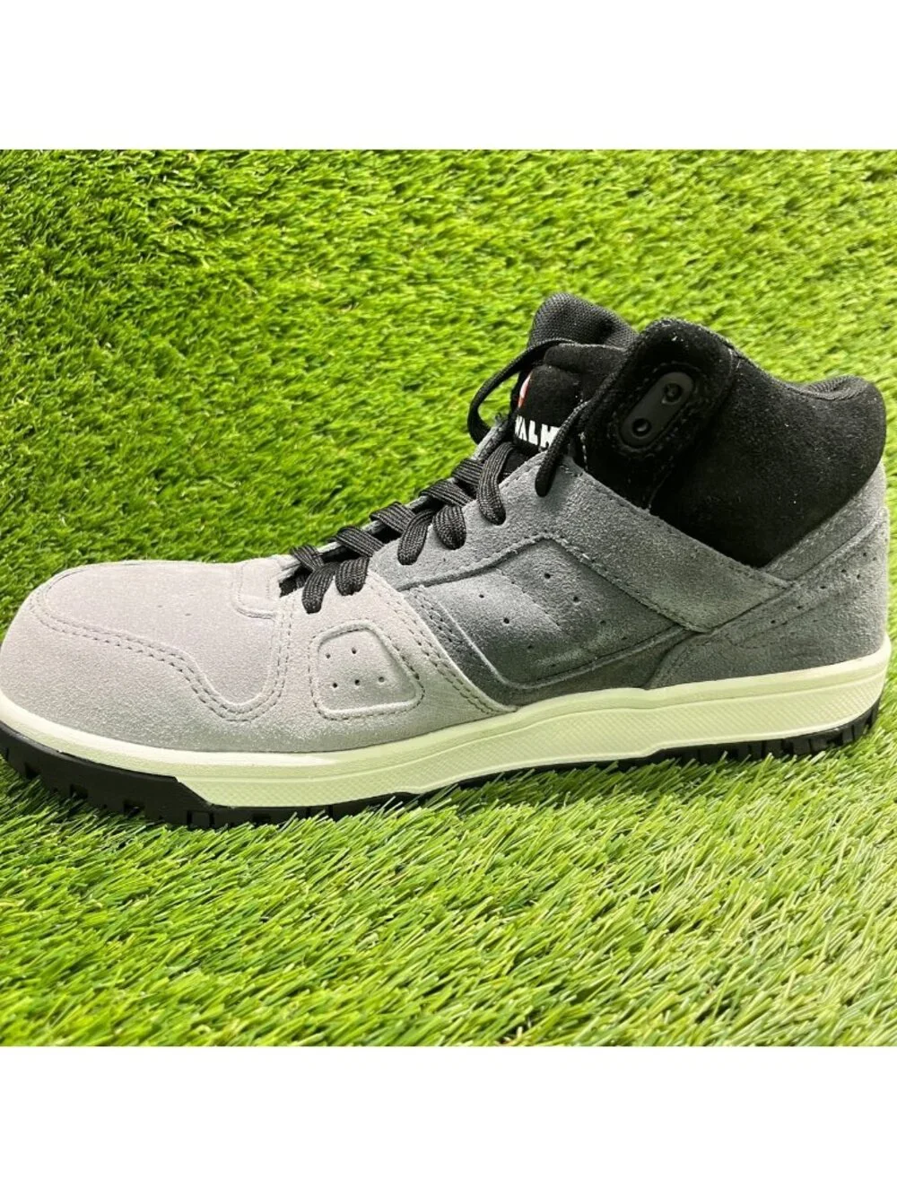 Airwalk Mongo Suede Mid Mens Size 10.5 Gray Composite Toe Safety Work Boots